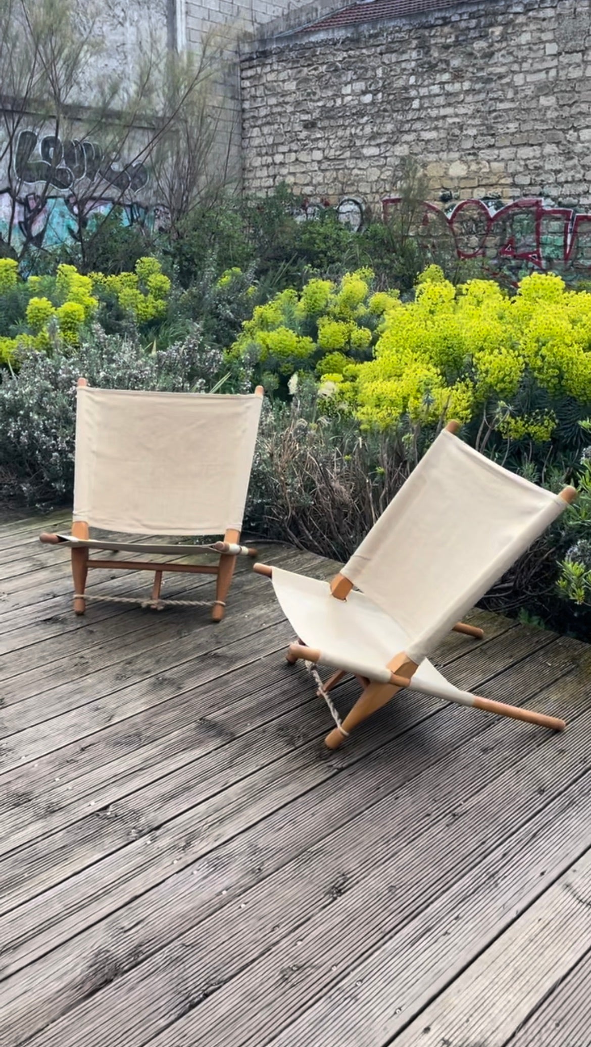 Paire de chaises Safari
