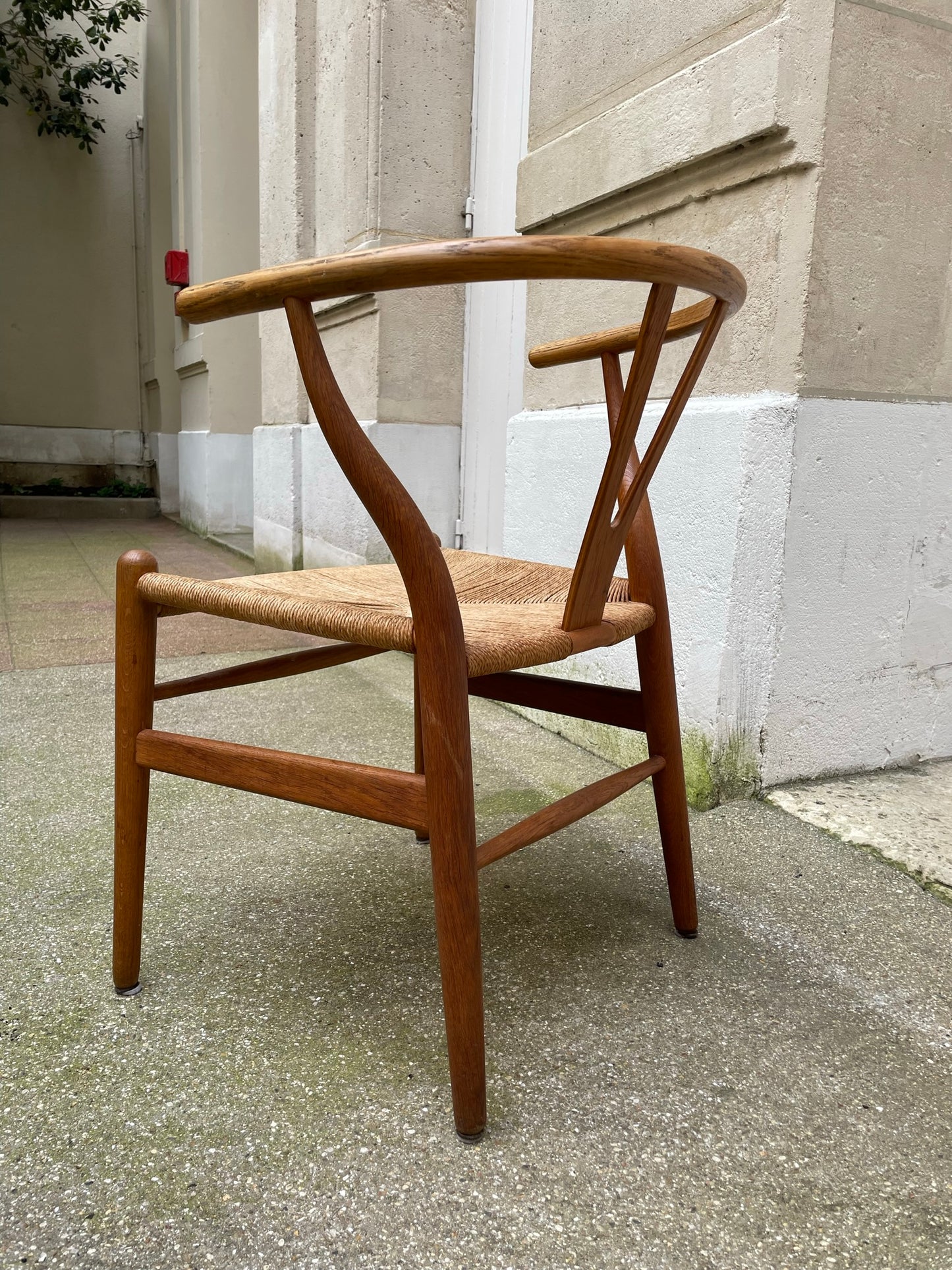 Set de 6 Wishbone chairs ou Y-chair CH24 - Hans Wegner