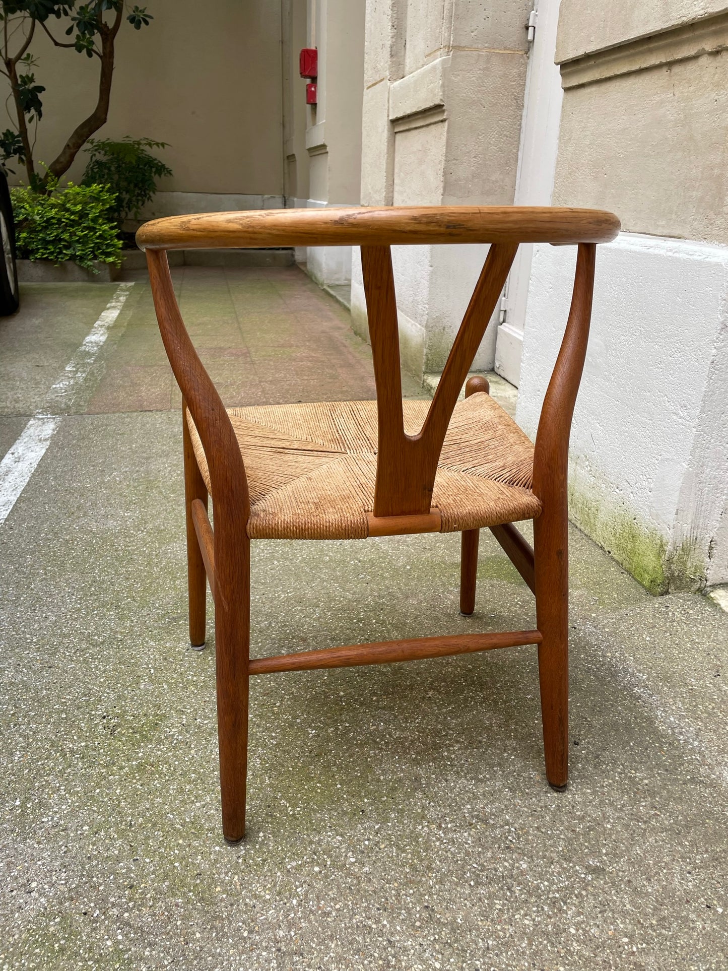 Set de 6 Wishbone chairs ou Y-chair CH24 - Hans Wegner