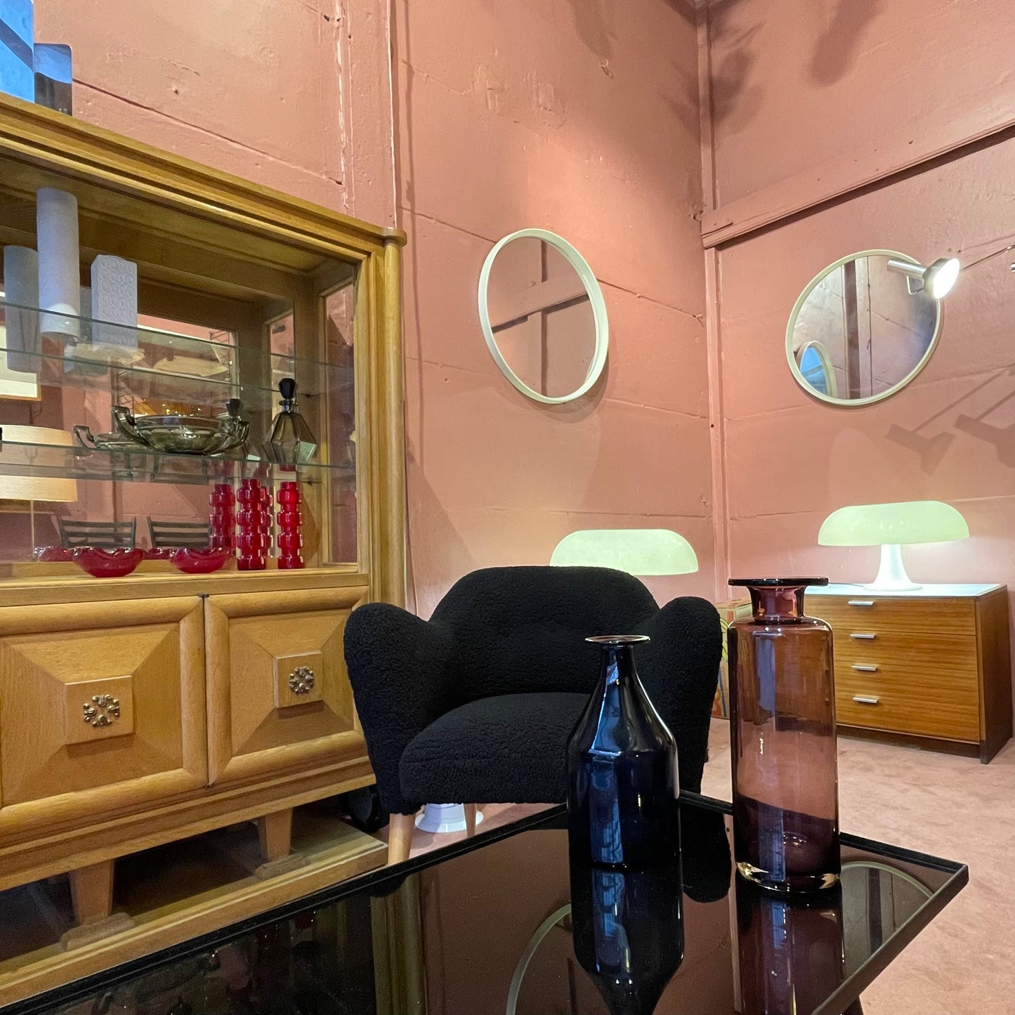 Paire de fauteuils Henri Caillon