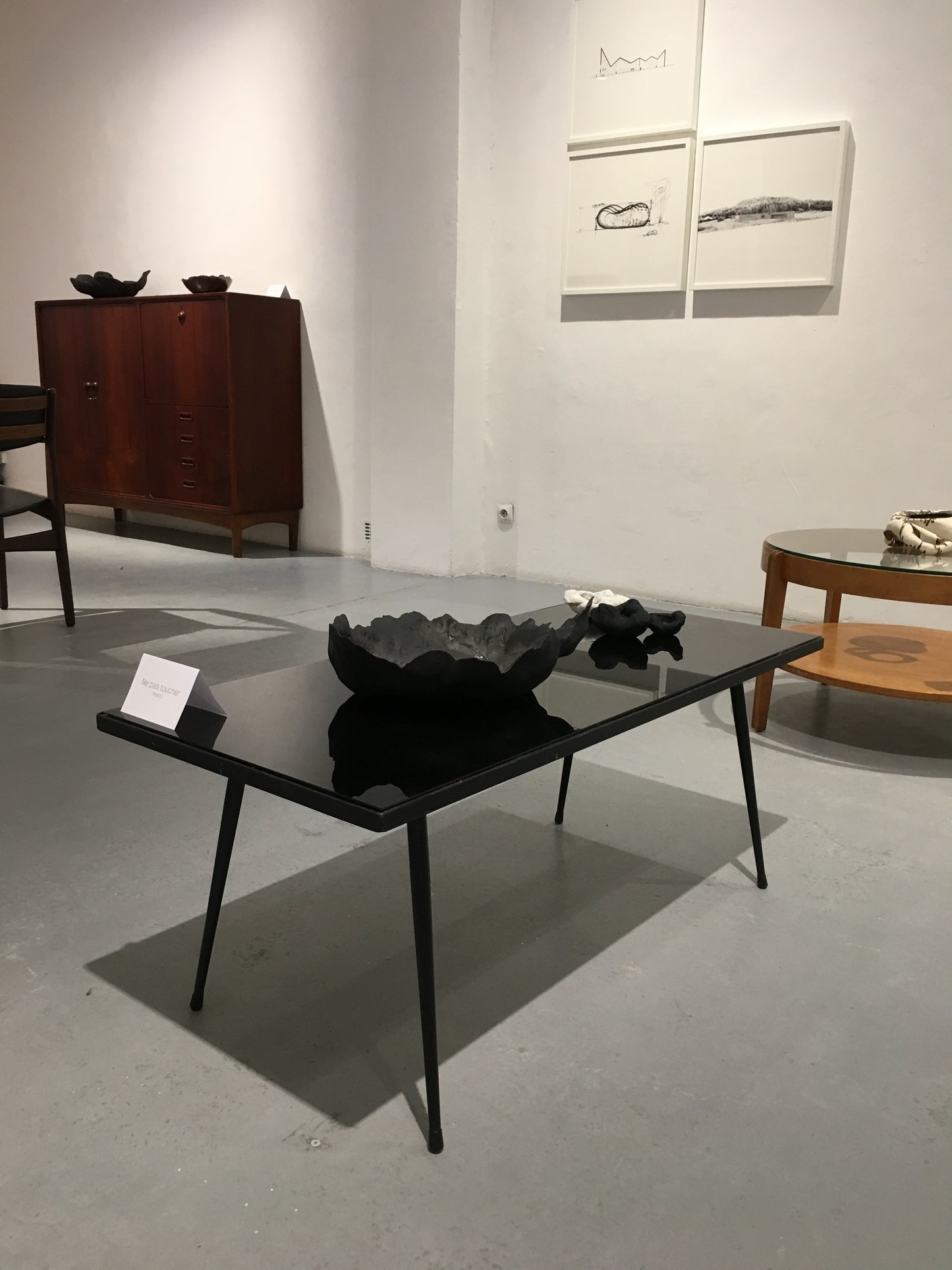 Table basse années 50