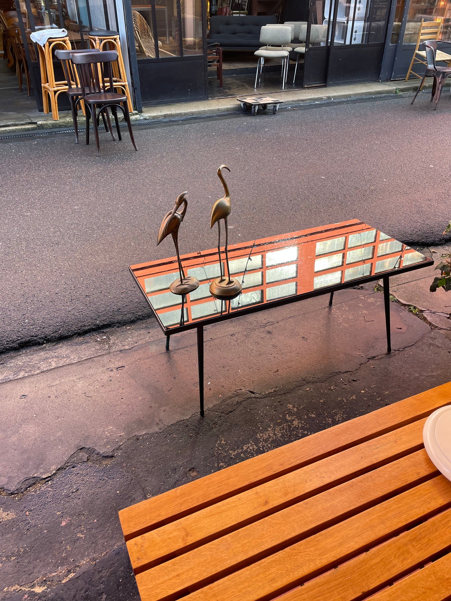 Table basse années 50
