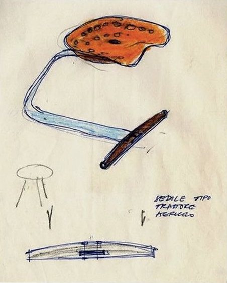 Tabouret Mezzadro, Zanotta